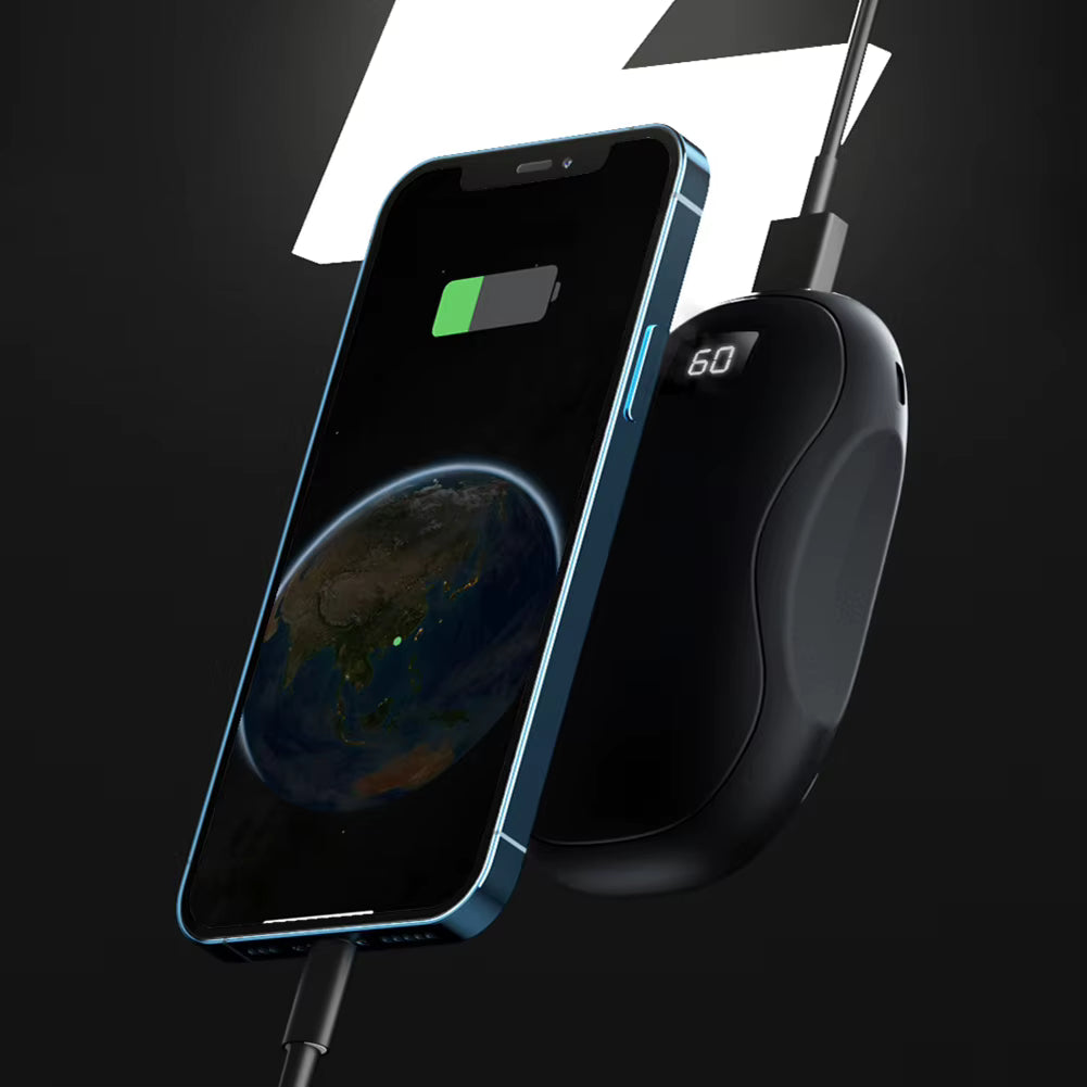 Warmtewereld™ Handwarmer en powerbank 3500 mAh met digitaal display
