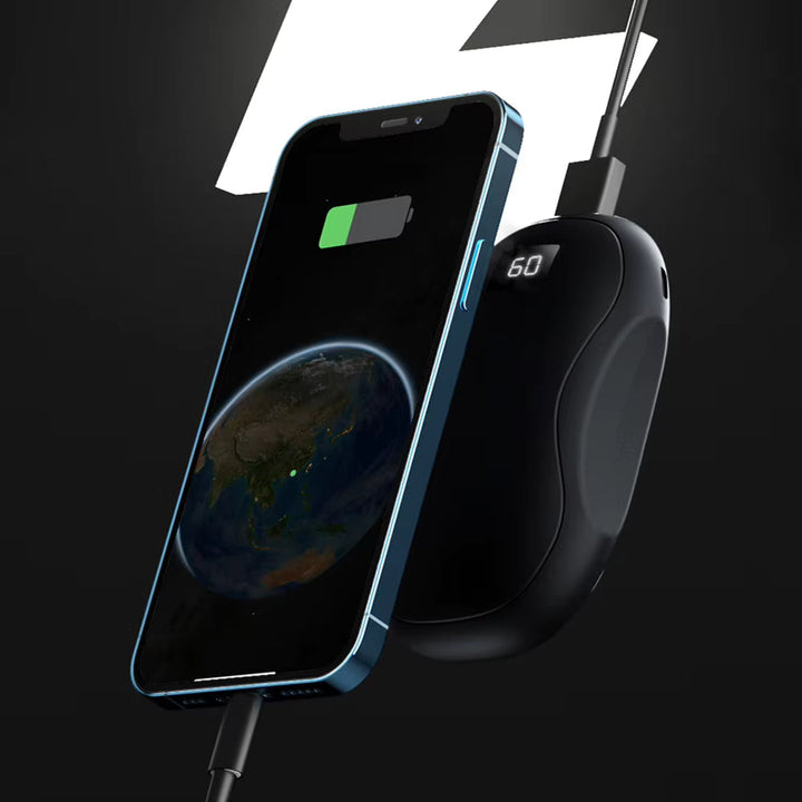 Warmtewereld™ Handwarmer en powerbank 3500 mAh met digitaal display