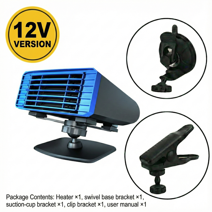 Warmtewereld™ Autoverwarming en ruitontdooier met 360° draaibare voet