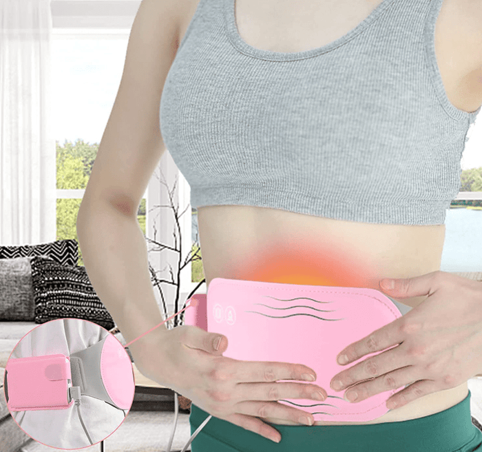 Warmtewereld™ Oplaadbaar warmtekussen voor je buik met vibratie