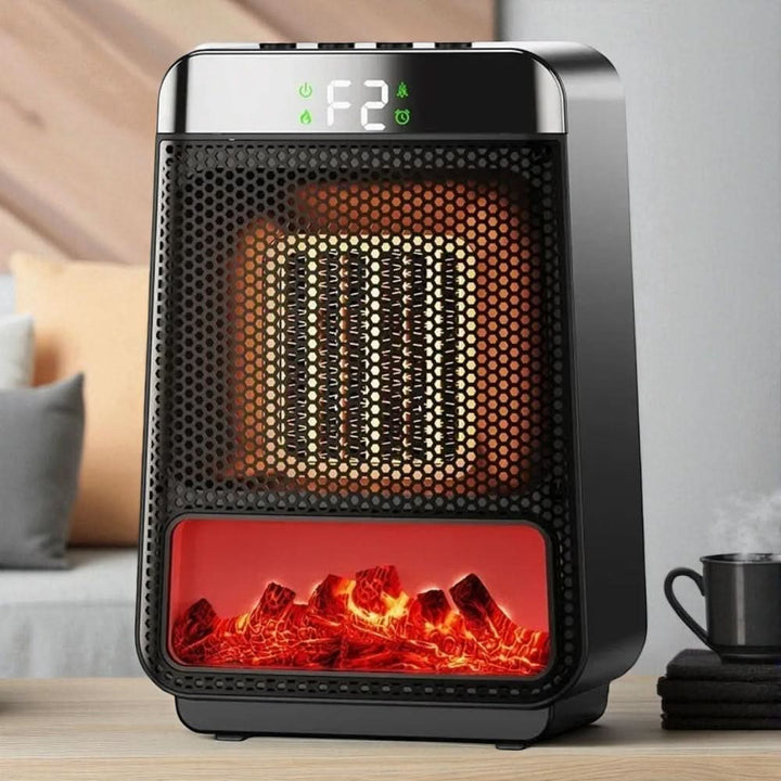 Warmtewereld™ Compacte ventilatorkachel met instelbare temperatuur