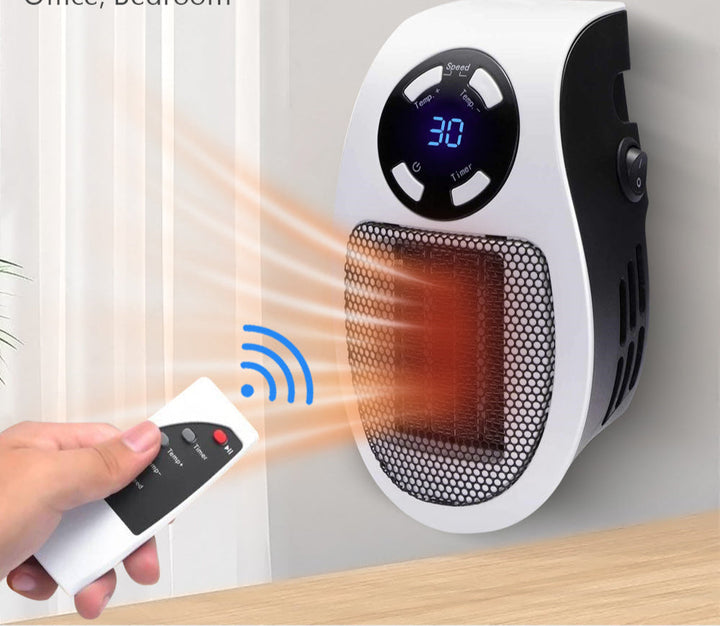 Warmtewereld™ Stille elektrische kachel in strak metalen design