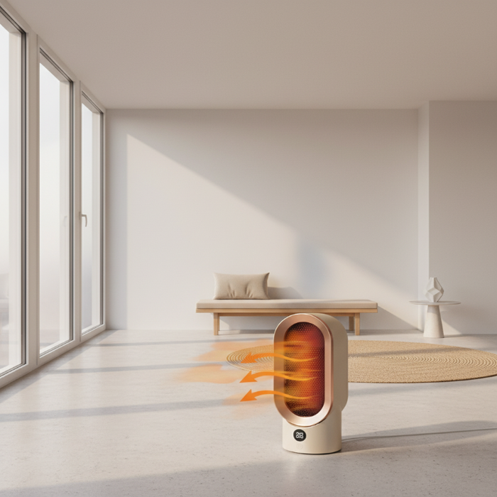 Warmtewereld™ Stille ventilatorkachel 800 W met koele behuizing