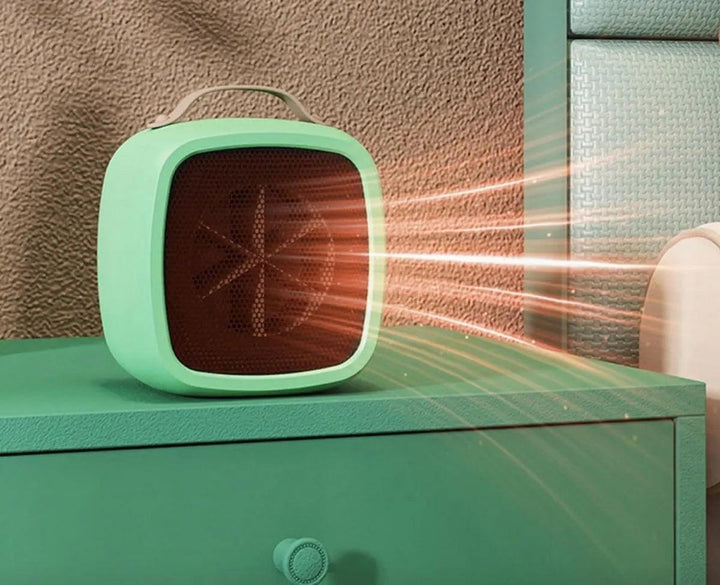 Warmtewereld™ Compacte mini-kachel in modern design voor elke kamer