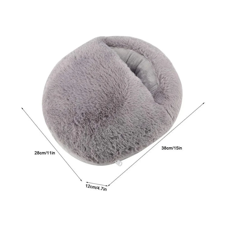 Warmtewereld™ USB-voetenwarmer van zachte fleece die snel warm wordt