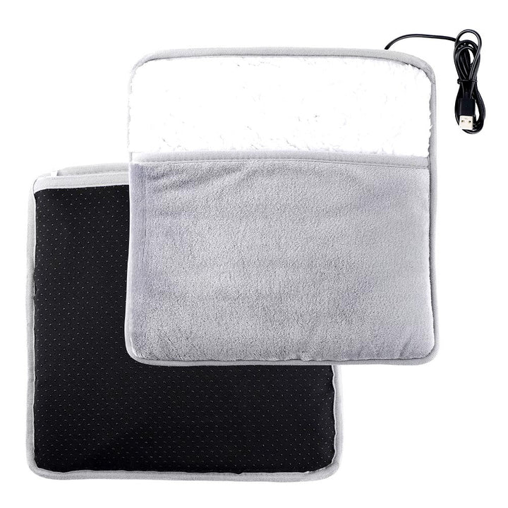Warmtewereld™ USB-voetenwarmer van zachte flanel met 40 °C warmte