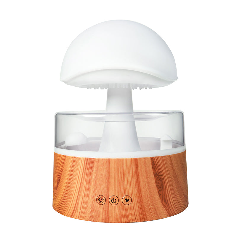 Regenwolk luchtbevochtiger met regengeluid en aroma diffuser