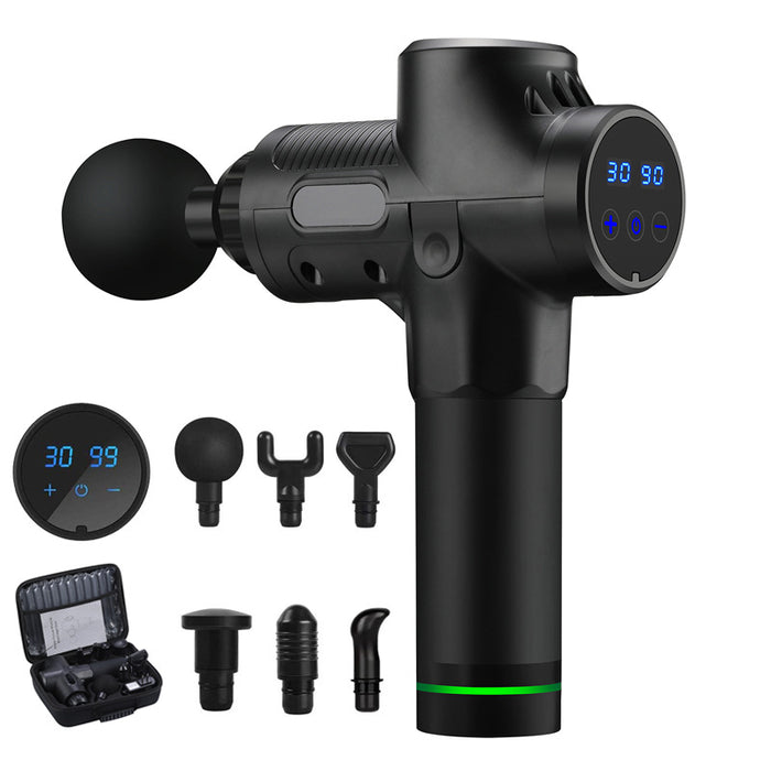 Warmtewereld Massage gun met borstelloze motor en touchscreen