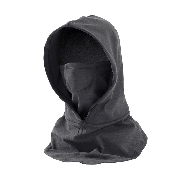 Warmtewereld™ Winddicht gezichtsmasker met capuchon en nekwarmer voor fietsen
