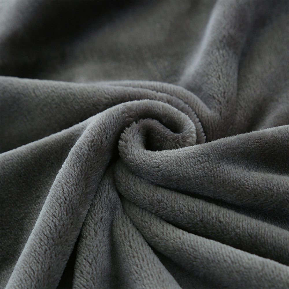 Elektrische deken van tweed in grijs, 150 x 65 of 70 cm