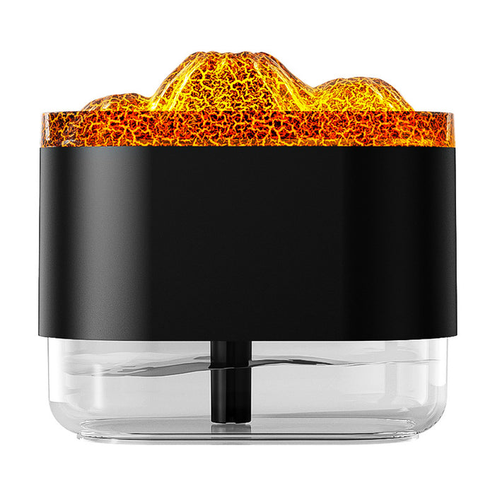 Warmtewereld Vulkaan luchtbevochtiger met ledlicht, 300 ml, USB