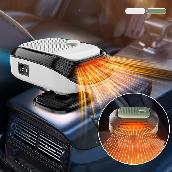Warmtewereld™ Compacte autokachel met 360° draaibaar en snelle warmte