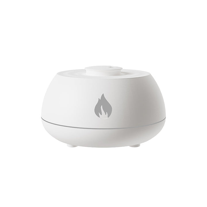 Vlam diffuser 130 ml met 7 lichtkleuren en verstelbare nevel