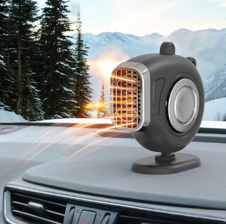 Warmtewereld™ Autokachel 12V met 360° houder en verstelbaar handvat