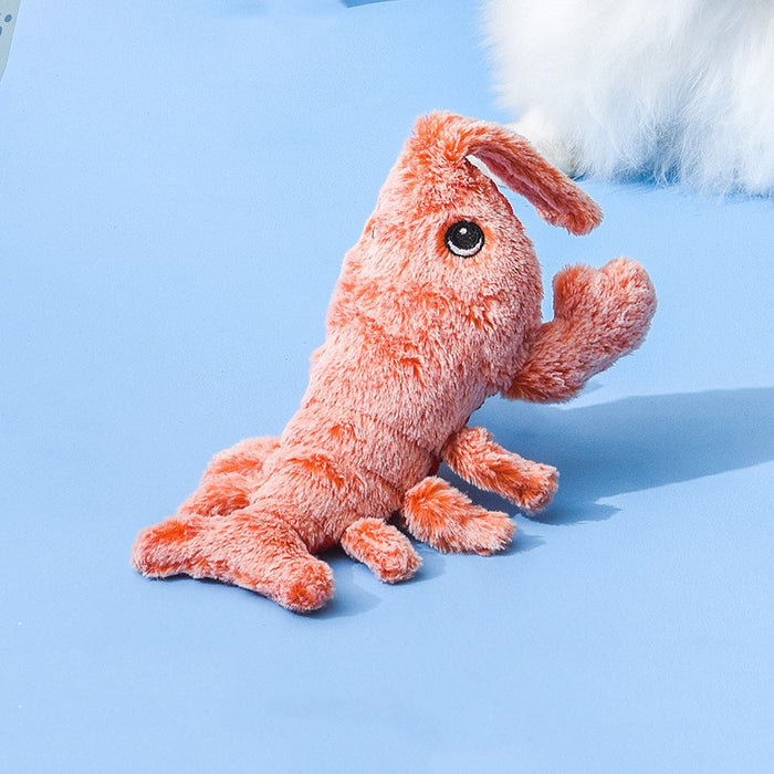 Warmtewereld Bewegende kreeft kattenspeelgoed, oplaadbaar pluche