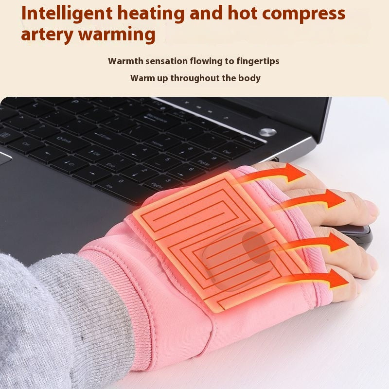 Verwarmde handschoenen met display – oplaadbaar via USB