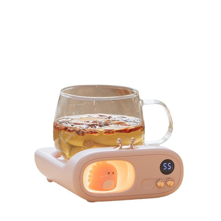 Bekerwarmer in tv-vorm met figuurtje