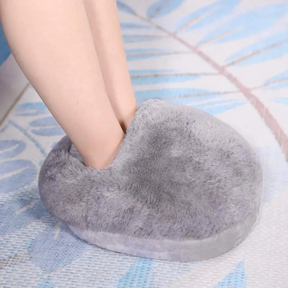 Warmtewereld™ USB-voetenwarmer van zacht fluweel met constante warmte