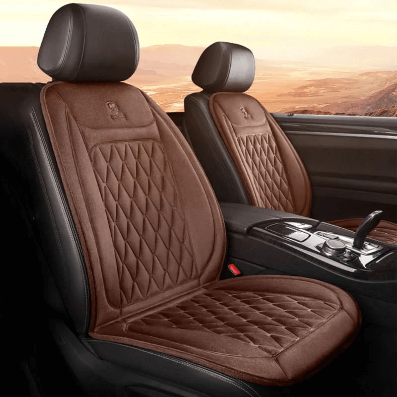 Warmtewereld™ Verwarmde stoelhoes voor de auto met instelbare warmte