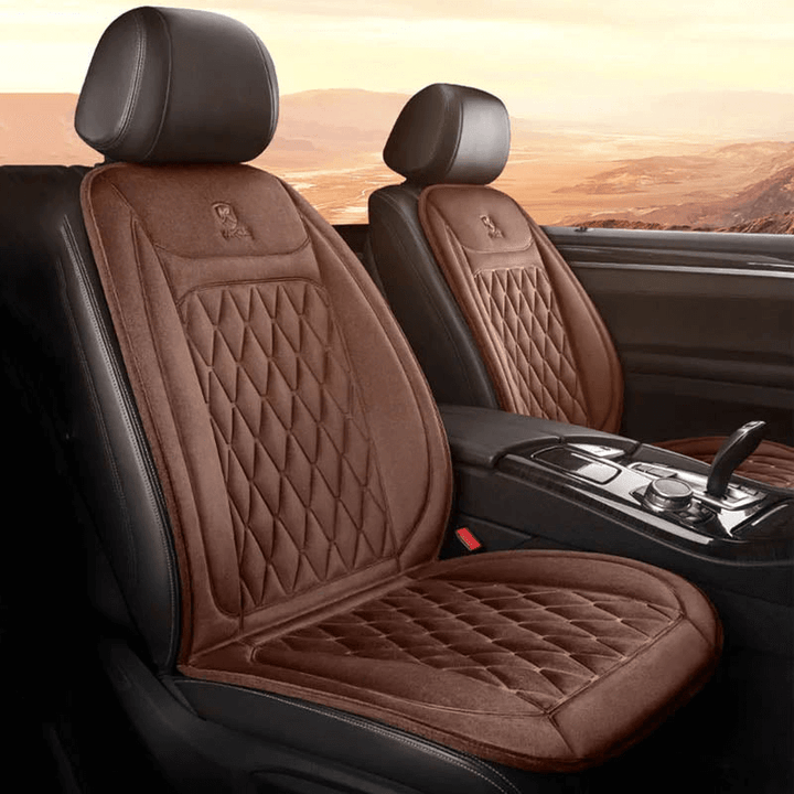 Warmtewereld™ Verwarmde stoelhoes voor de auto met instelbare warmte