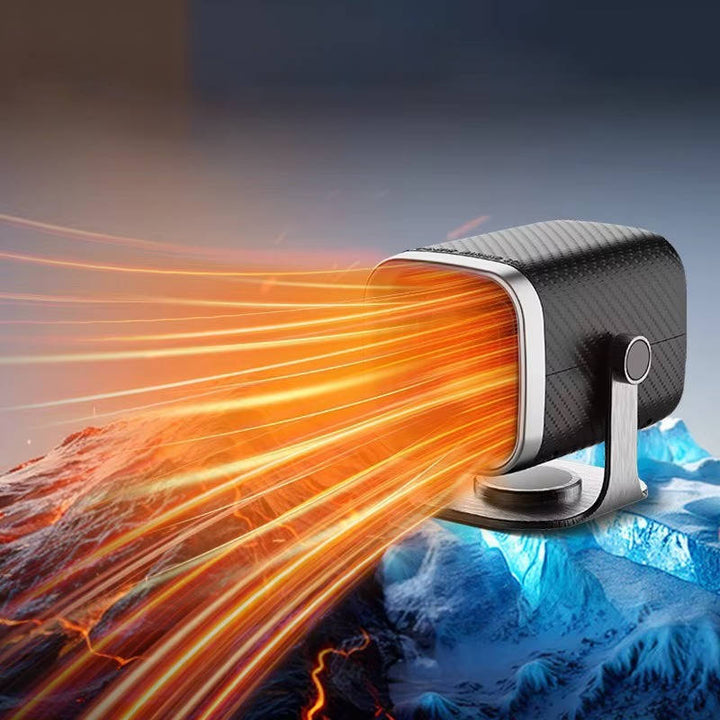 Warmtewereld™ Keramische autokachel 12V/24V met 360° rotatie