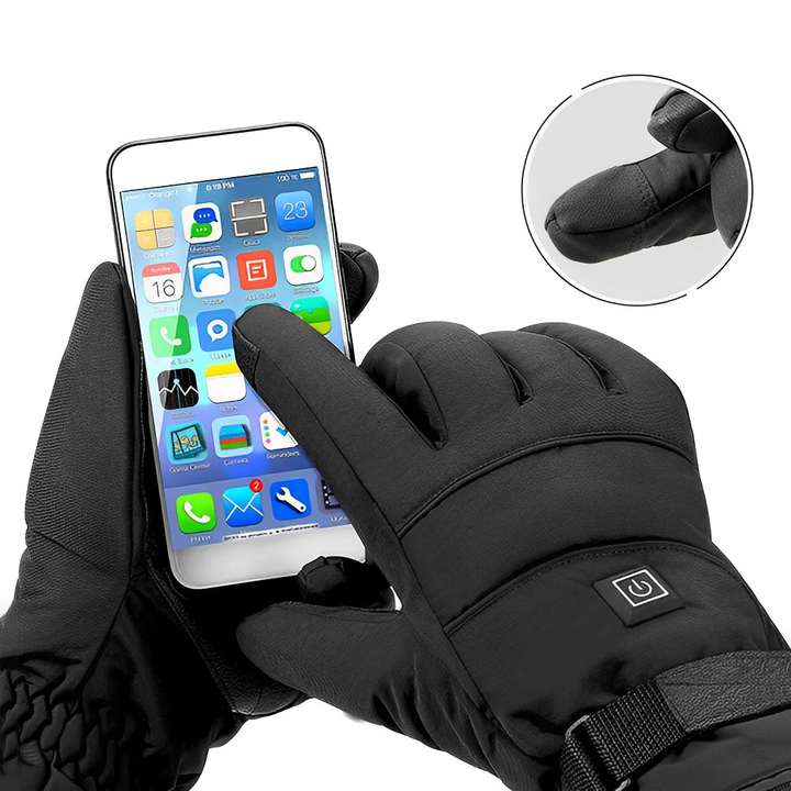 Warmtewereld™ Verwarmde handschoenen met carbonvezel en drie warmtestanden