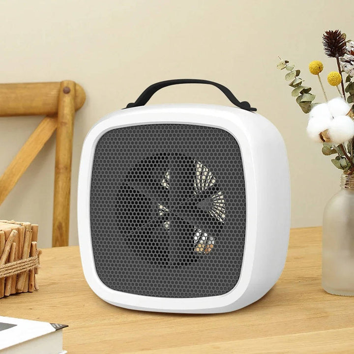 Warmtewereld™ Mini bureaukachel 500 W PTC, stil en snel warm