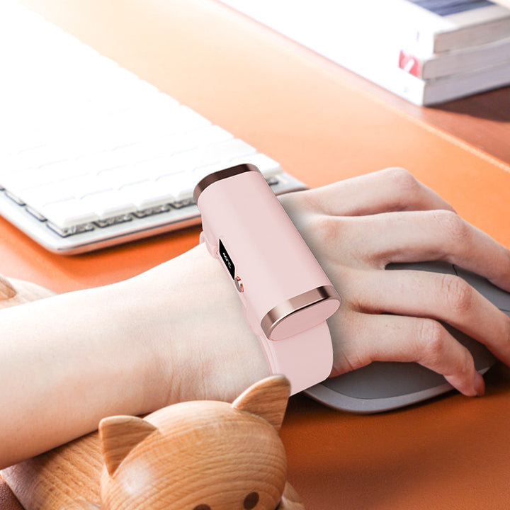 Mini handwarmer om een pols