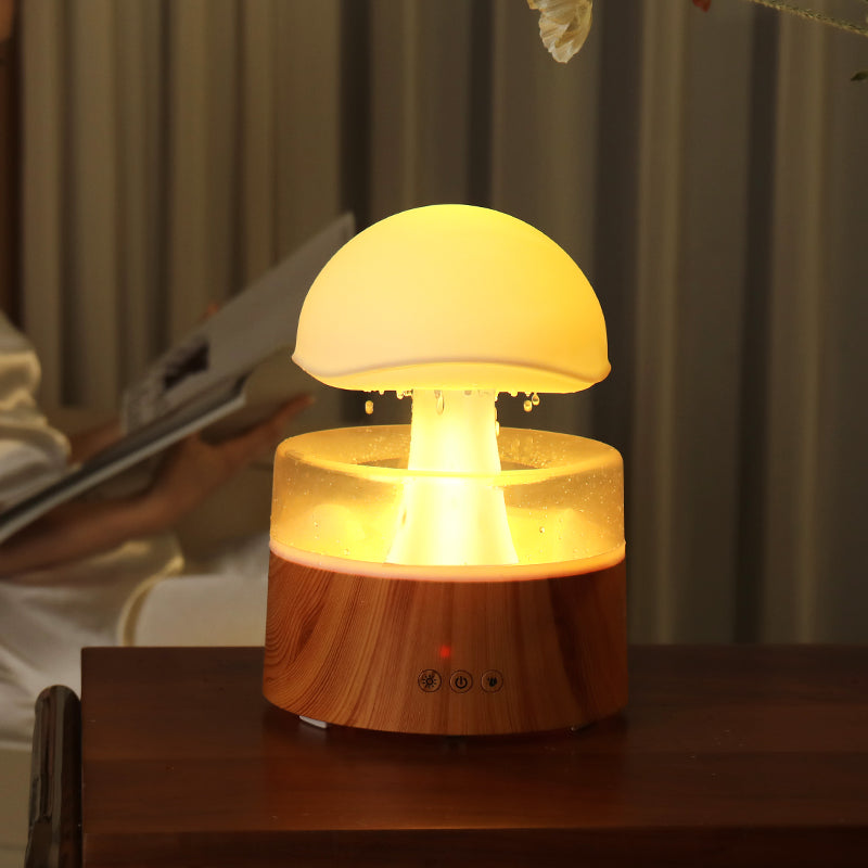 Regenwolk luchtbevochtiger met regengeluid en aroma diffuser