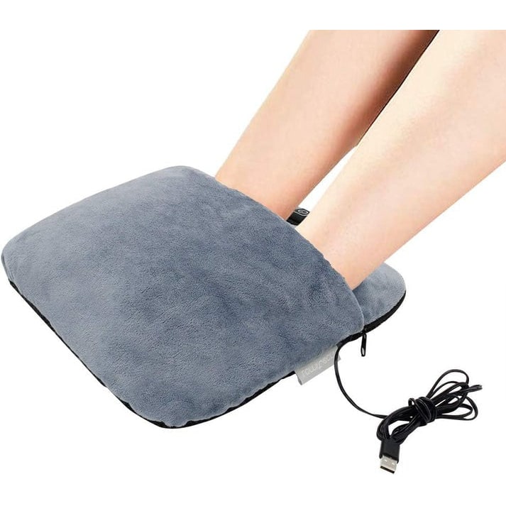 Warmtewereld™ Pluche voetenzak met warmte en vibratiemassage