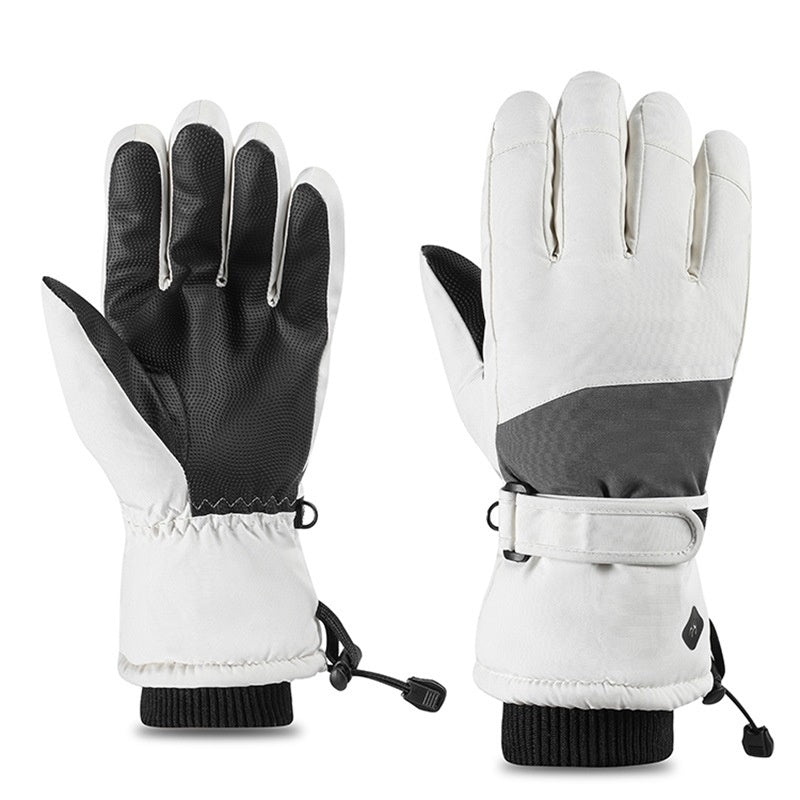 Waterdichte skihandschoenen met polsband