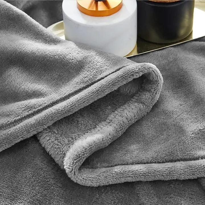 Warmtewereld™ Zachte fleece plaid van imitatiebont voor bank en bed