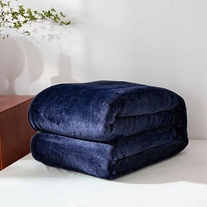 Warmtewereld™ Zachte fleece plaid van imitatiebont voor bank en bed