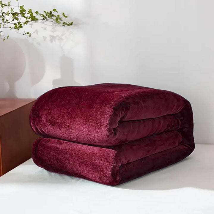 Warmtewereld™ Zachte fleece plaid van imitatiebont voor bank en bed