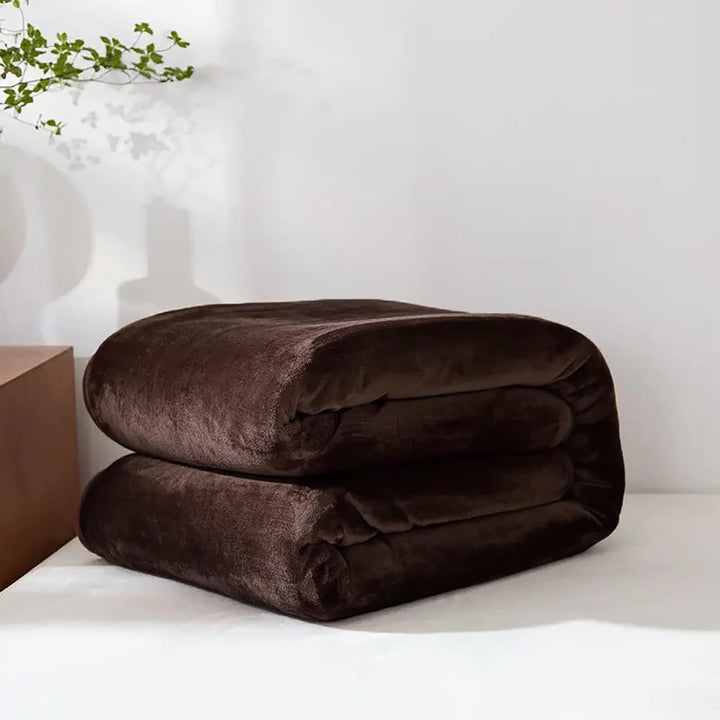 Warmtewereld™ Zachte fleece plaid van imitatiebont voor bank en bed
