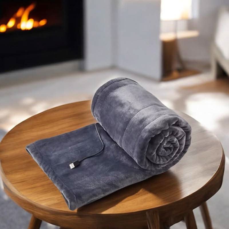 Warmtewereld™ Draagbare USB-warmtedeken van flanel met drie standen