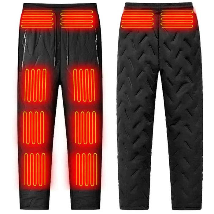 Warmtewereld™ Verwarmde broek met sherpavoering en meerdere warmtezones