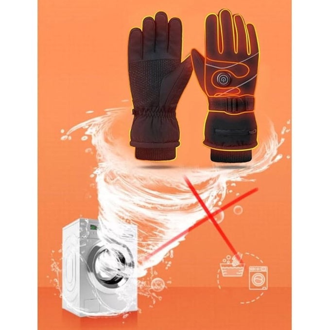 Warmtewereld™ Oplaadbare verwarmde handschoenen met fleece en touchscreen