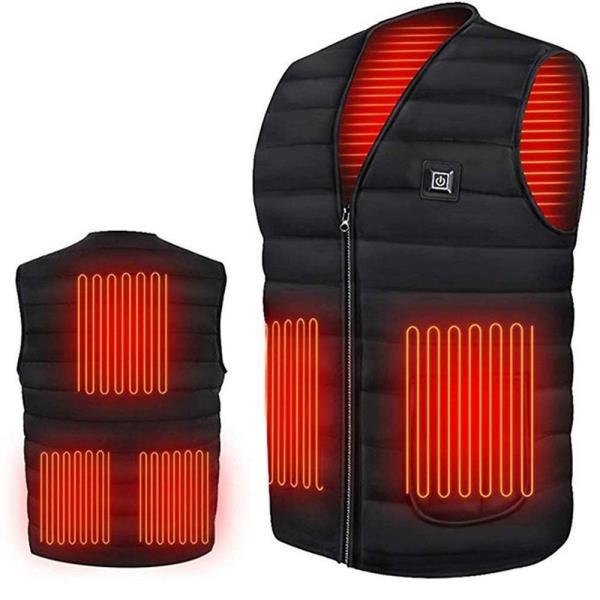 Warmtewereld™ Verwarmde bodywarmer met borst- en rugverwarming