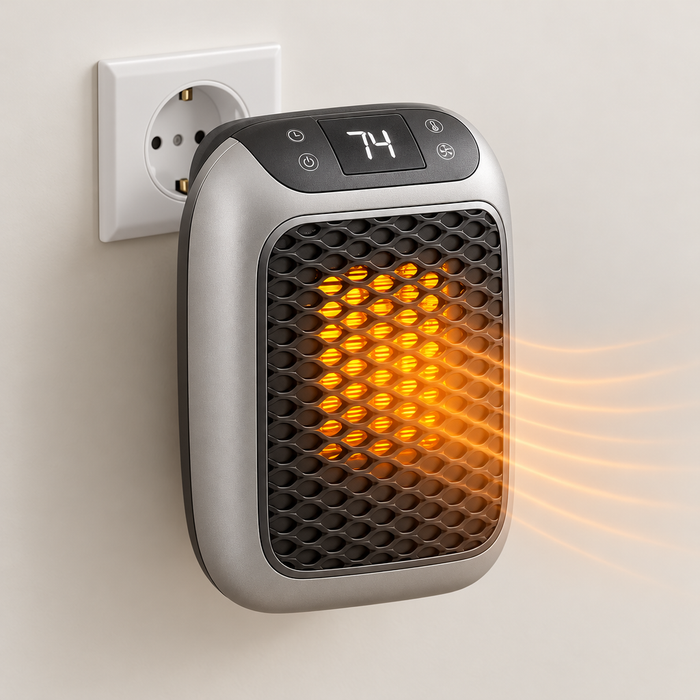 Warmtewereld™ Draagbare ventilatorkachel 800 W met timer