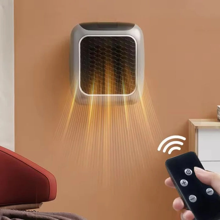 Warmtewereld™ Stopcontactkachel 800W met thermostaat en 12 uur timer