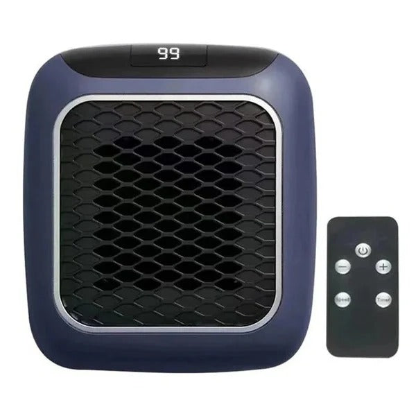 Warmtewereld™ Mini wandkachel 800 W voor het stopcontact, stil en compact