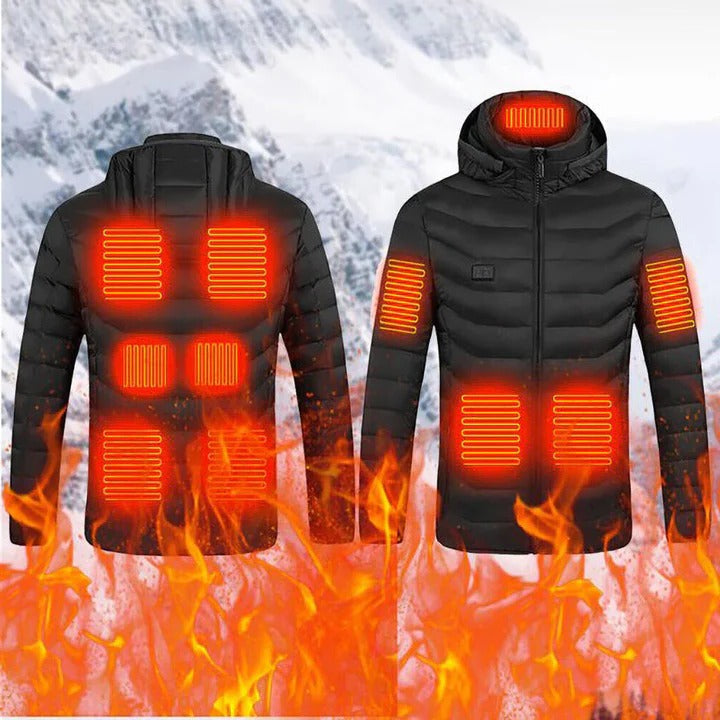 Warmtewereld™ Lichte verwarmde unisex jas met meerdere warmtezones