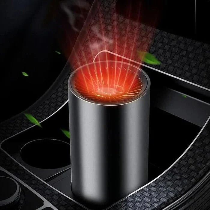 Warmtewereld™ Compacte autoheater 12V die je voorruit snel ontdooit