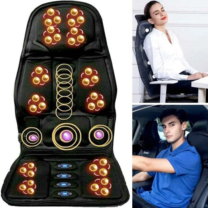 Warmtewereld™ Massagekussen voor de hele rug met warmte voor nek en rug