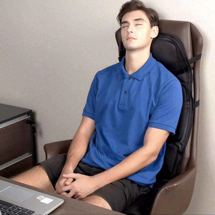 Warmtewereld™ Massagekussen voor de hele rug met warmte voor nek en rug