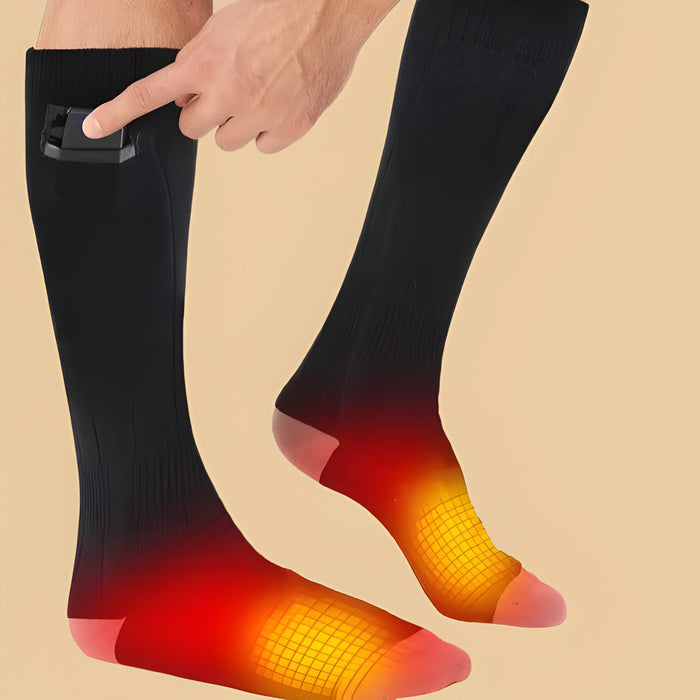 Warmtewereld™ Oplaadbare verwarmde sokken met 3 warmtestanden