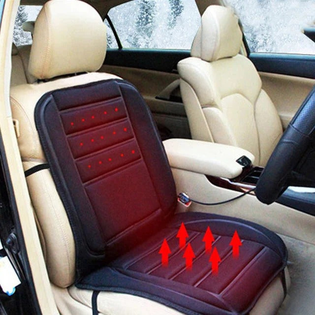 Warmtewereld™ Verwarmde stoelhoes voor de auto 12V met regelbare warmte