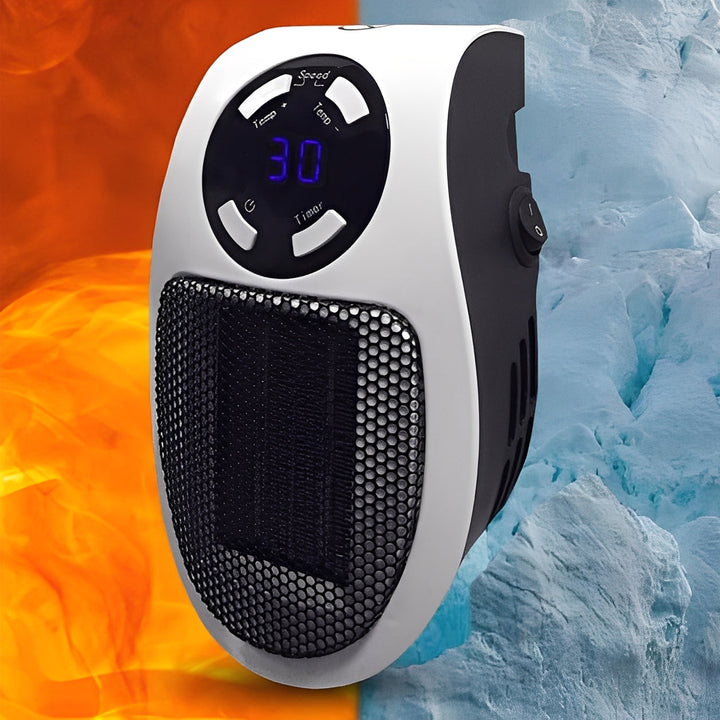 Warmtewereld™ Draagbare kachel met thermostaat, timer en valbeveiliging