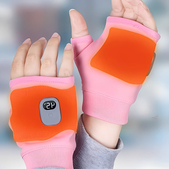 Warmtewereld™ Vingerloze verwarmde handschoenen met 3 standen